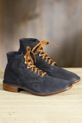 VINTAGE SHOE CO Jagger II Navy Blue Lace-Up Boot Size 11 TOD main image 3