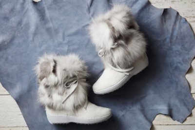 Women's Volpe Wool-Lined Fur Boots