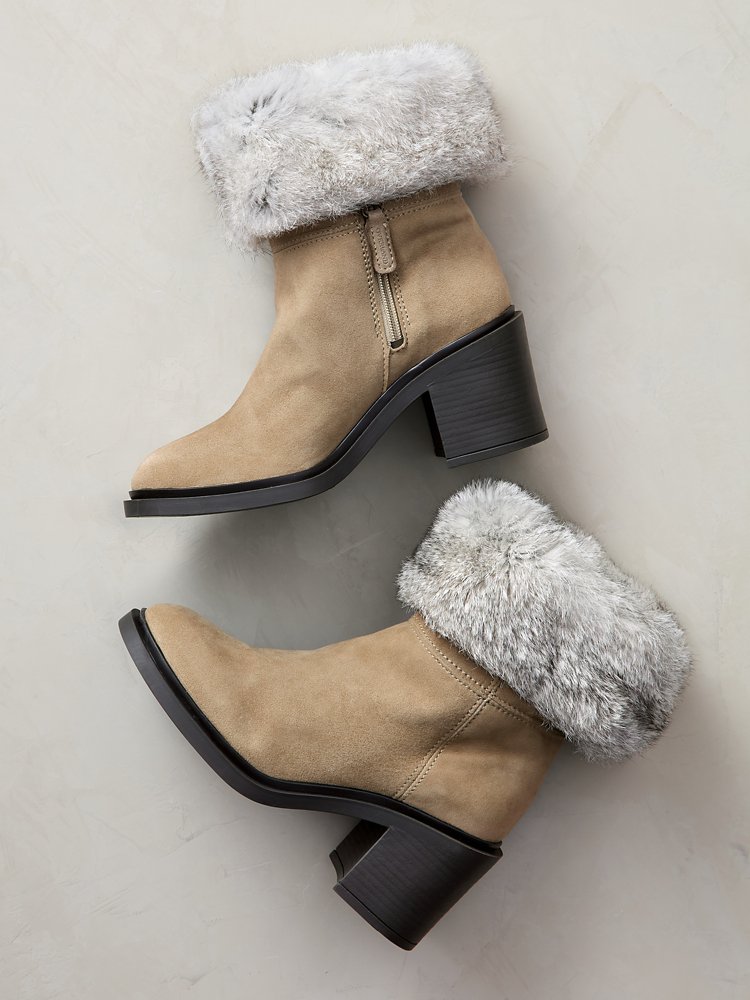 【極美品】OUAT SPACE BOOTS SUEDE size40 Women's Jemma Fur-Lined Suede Boots | Overland