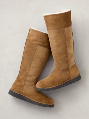 Women's Teagan Shearling-Lined Water-Resistant Suede Boots | Overland