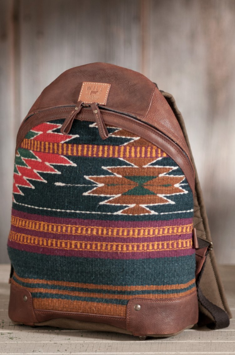 Will Oaxacan Hand-Woven Wool and Leather Backpack | Overland