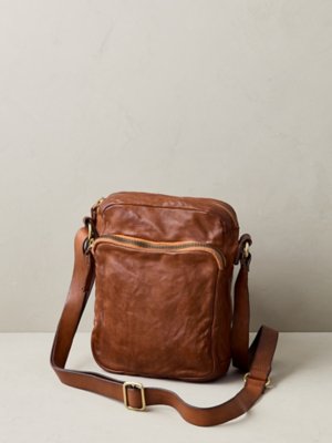 Explorer Italian Leather Messenger Bag | Overland