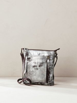 Sonoma Shimmer Leather Crossbody Bag