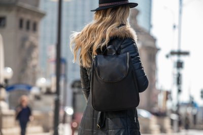 Florence Leather Backpack Purse