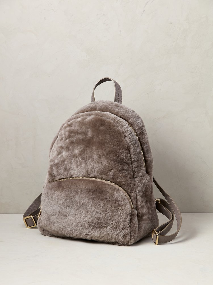 St. Moritz Shearling Backpack | Overland display picture 2