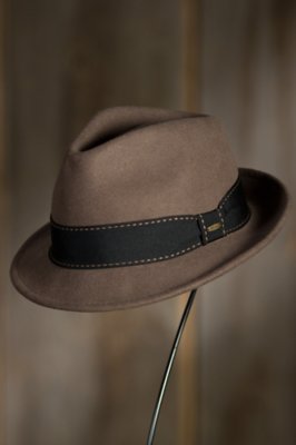 Overland Sheepskin Co. Glacier Crushable Wool Felt Fedora Hat NWT Plymouth Crushable Wool Felt Fedora Hat | Overland main image 3