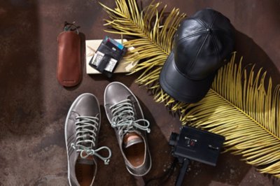Antique Leather Baseball Cap