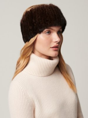 Knitted Danish Mink Fur Headband 99$