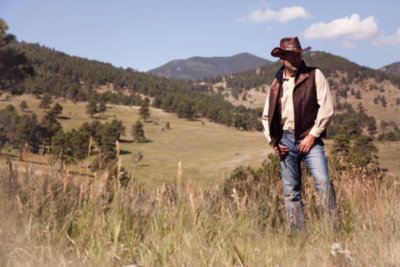 Raging Bull Leather Cowboy Hat