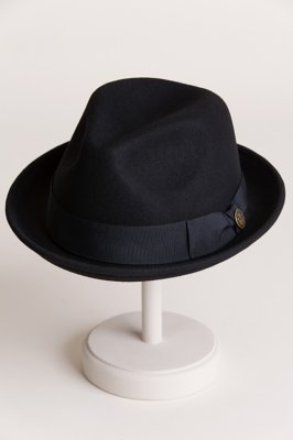 GOORIN BROS // ltd ed bourbon rocks grey-bone fedora-cloche grosgrain ribbon GOORIN BROS // ltd ed bourbon rocks grey-bone fedora-cloche  main image 2