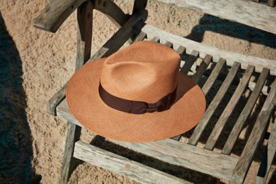 Chateau Panama Straw Fedora Hat 
