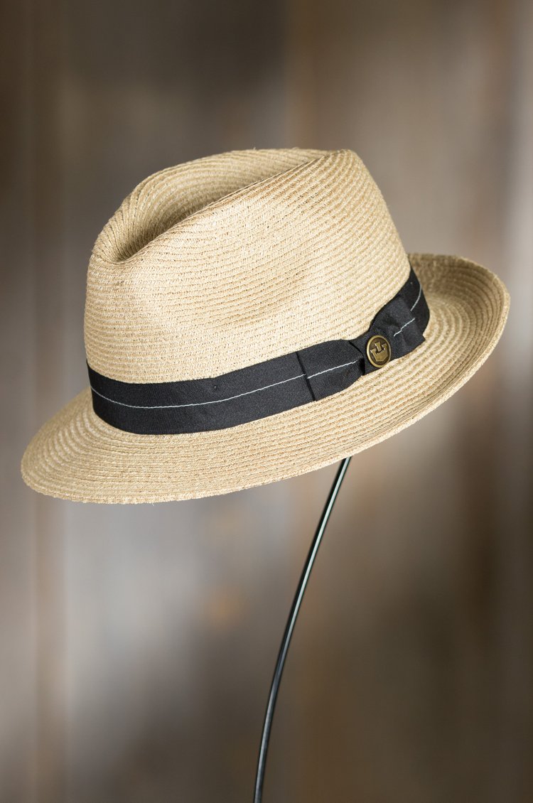 Goorin Hanover straw fedora Goorin Hartman Wide Brim Toquilla Straw Fedora – Goorin Bros main image 2