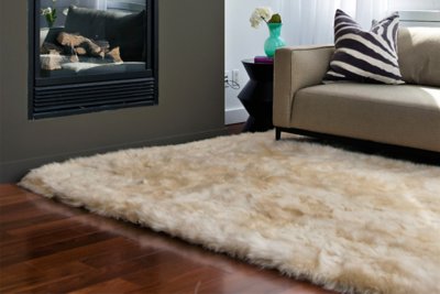 5.5' x 8' Australian Sheepskin Area Rug