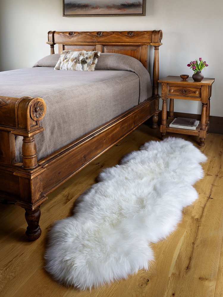 2-Pelt (2' x 6') Australian Sheepskin Runner Rug