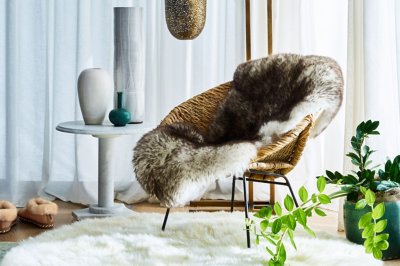2-Pelt (2' x 6') Australian Sheepskin Runner Rug
