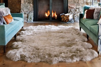 10-Pelt (6' x 9') Australian Sheepskin Area Rug
