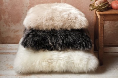 18" x 18" Australian Sheepskin Pillow