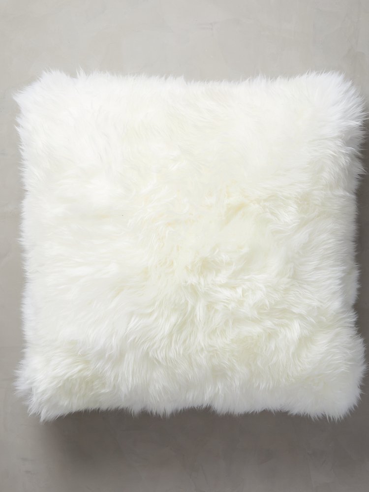 24" x 24" Australian Sheep Skin Pillow