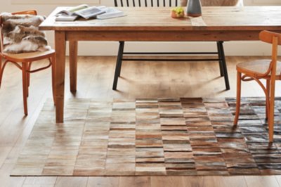 5' x 8' Cocoa Ombre Cowhide Area Rug 