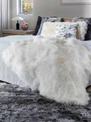 Polar Dreams Tibetan Lamb Blanket