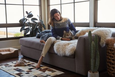 Overland 2.3' x 4.6' Patchwork Argentine Cowhide Rug