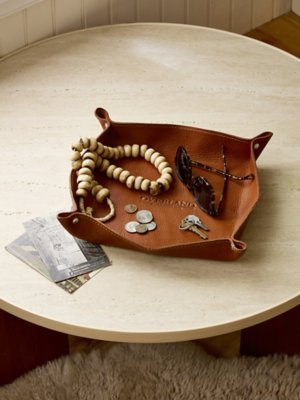 Leather Valet Tray