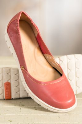 Chaussures Plates Born Henrika En Cuir Noir - Taille 7 US (38 EU) - Largeur M - Neuf Dans Sa Boîte