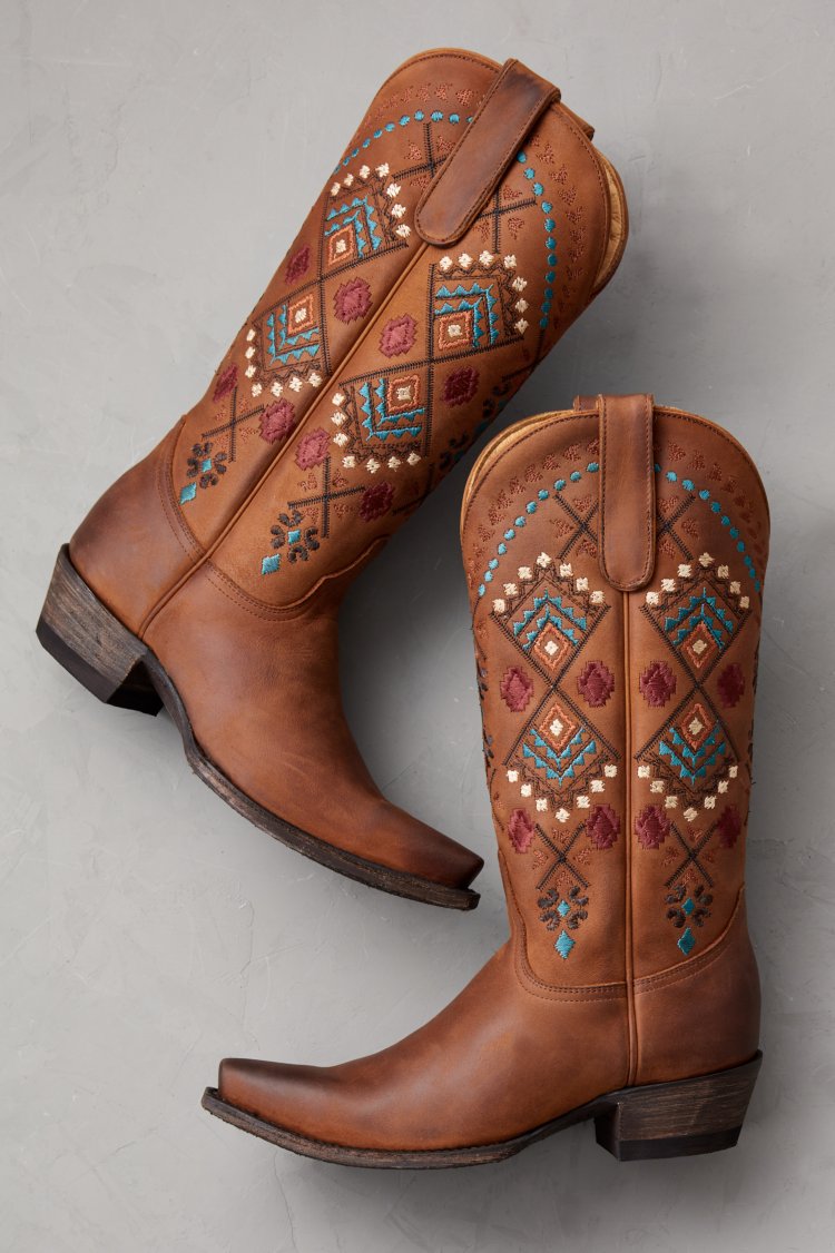 Black Florence Cowboy Boots main image 1